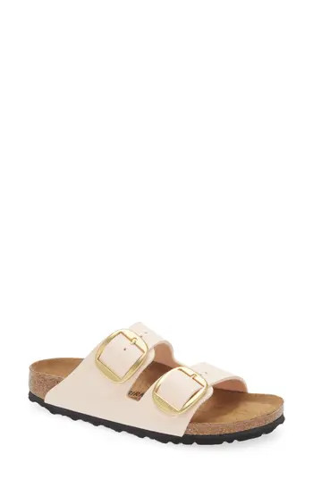 Birkenstock Arizona Big Buckle Slide Sandal in Light Rose at Nordstrom Rack, Size 37 | Nordstrom Rack