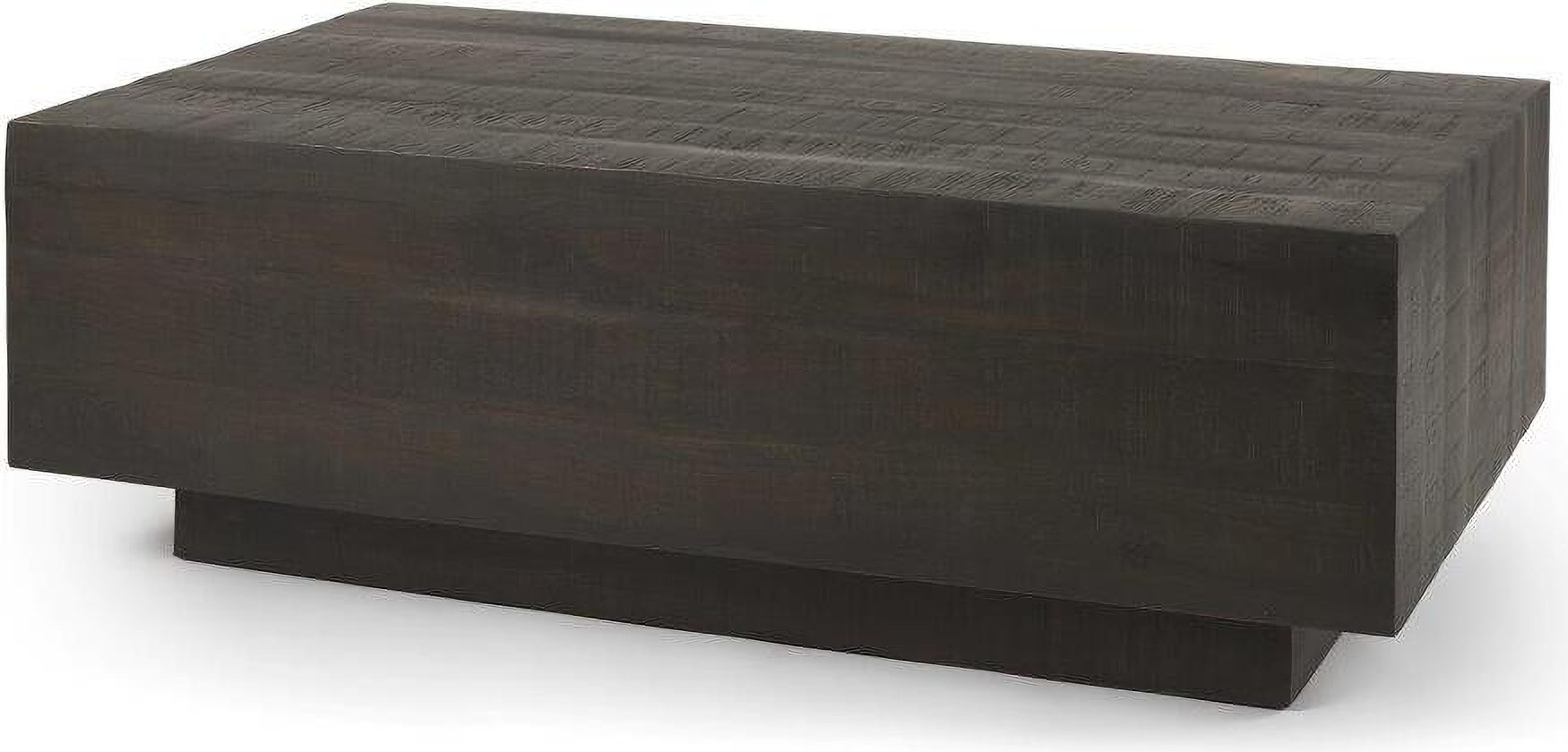 Hayden Dark Brown Wood Rectangular Coffee Table | 1stopbedrooms