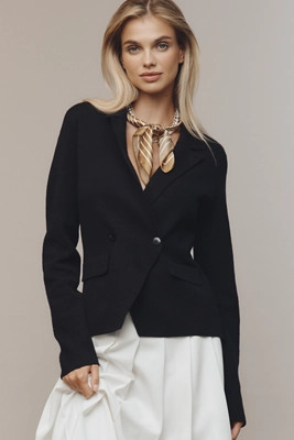Maeve Knit Blazer | Anthropologie (US)
