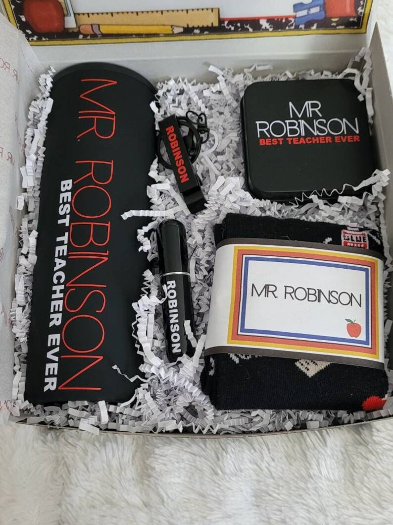 Personalized Men's Teacher Appreciation Gift Box Set - Etsy | Etsy (US)