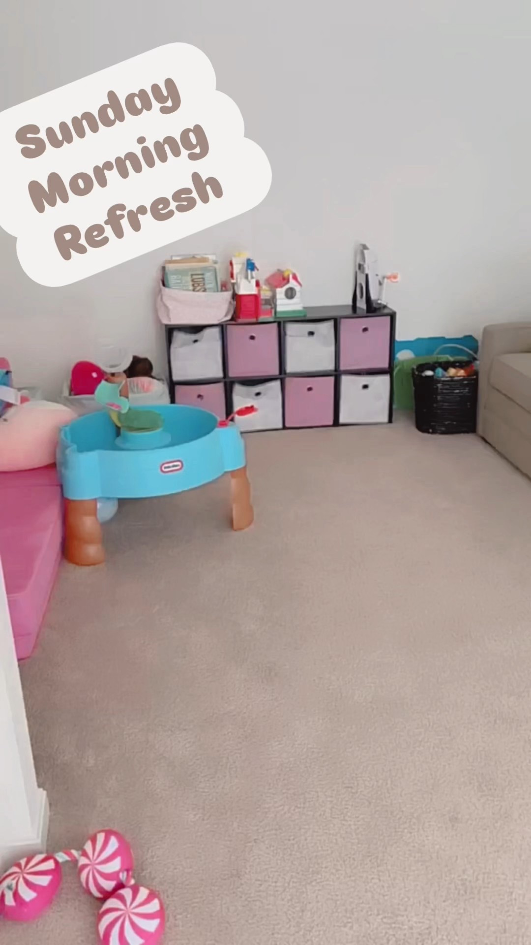 Good morning and happy Sunday! I love it when the “wild, Wild West” zone of our house (the basement) gets a little cleanup to start the week. Love that I’ve got proof of it on this video because this fresh lewk won’t even last the hour. Lastly, I love Target and Amazon for helping me keep this space organized and full of the most entertaining toys. Just full of love today! 🥰 Linking it all up below, enjoy your day before the #sundayscaries creep in! 😃

#LTKHome #LTKFamily #LTKKids