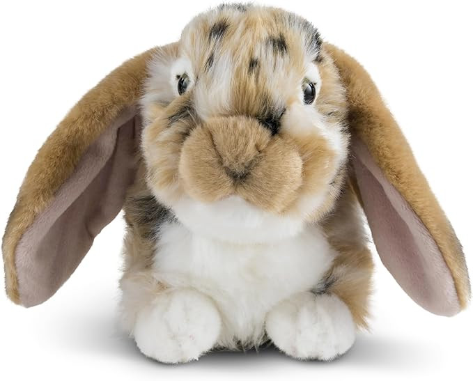 Living Nature Brown Dutch Lop Eared Rabbit Stuffed Animal | Fluffy Rabbit Animal | Soft Toy for K... | Amazon (US)