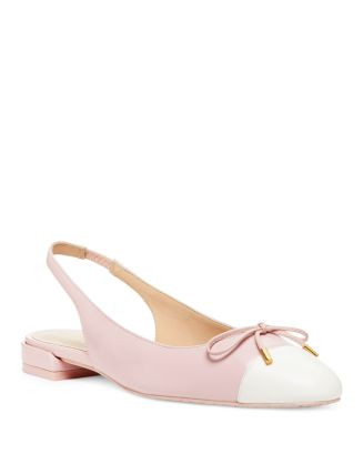 Women's Sleek Bow Pointed Toe Slingback Flats | Bloomingdale's (US)
