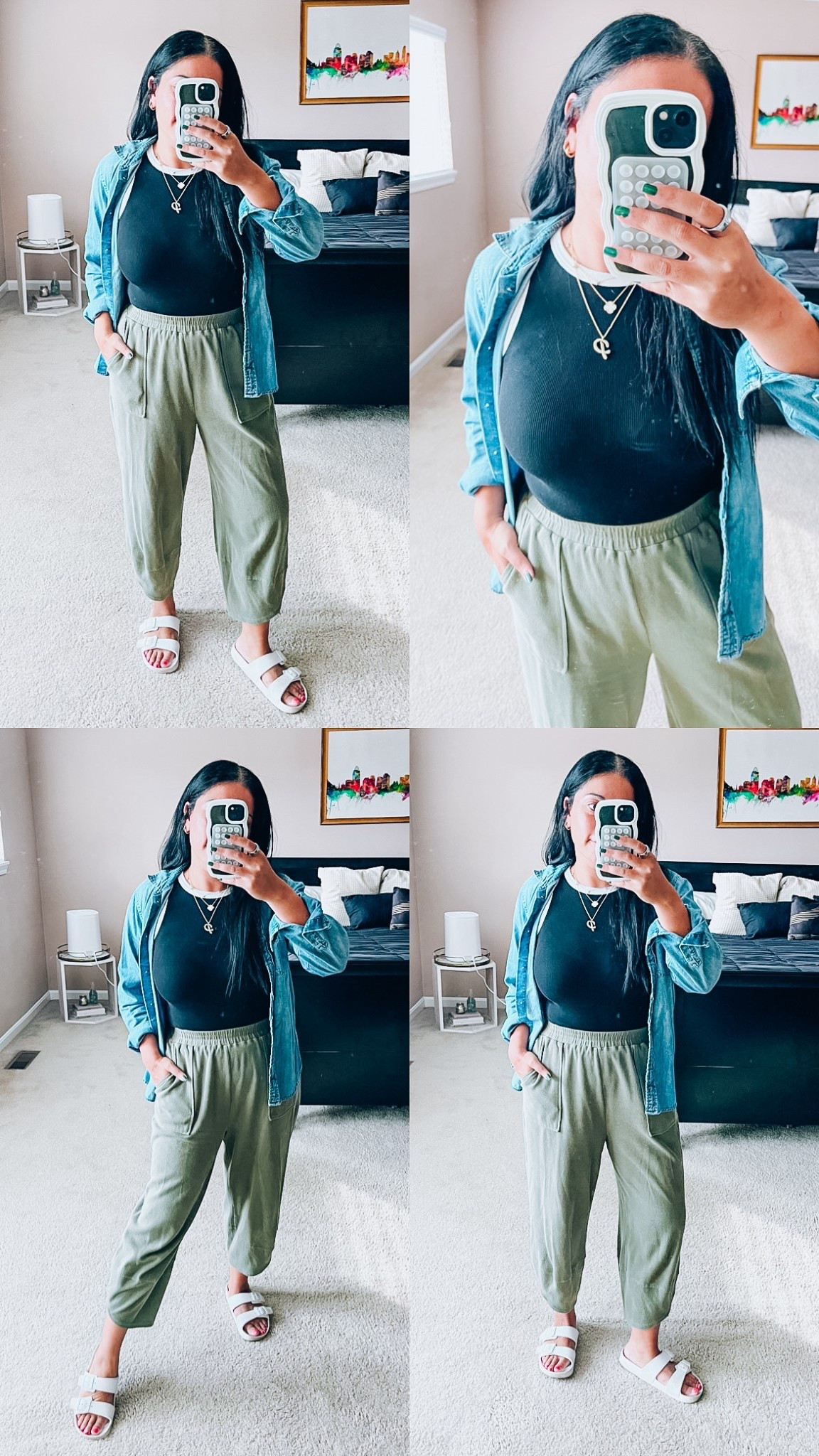 Jcrew Chambray shirt
Amazon pants (size S)
Target tank (size S)
Baublebar initial necklace
Casual style 


#LTKmomlife #LTKootd #LTKFindsUnder50