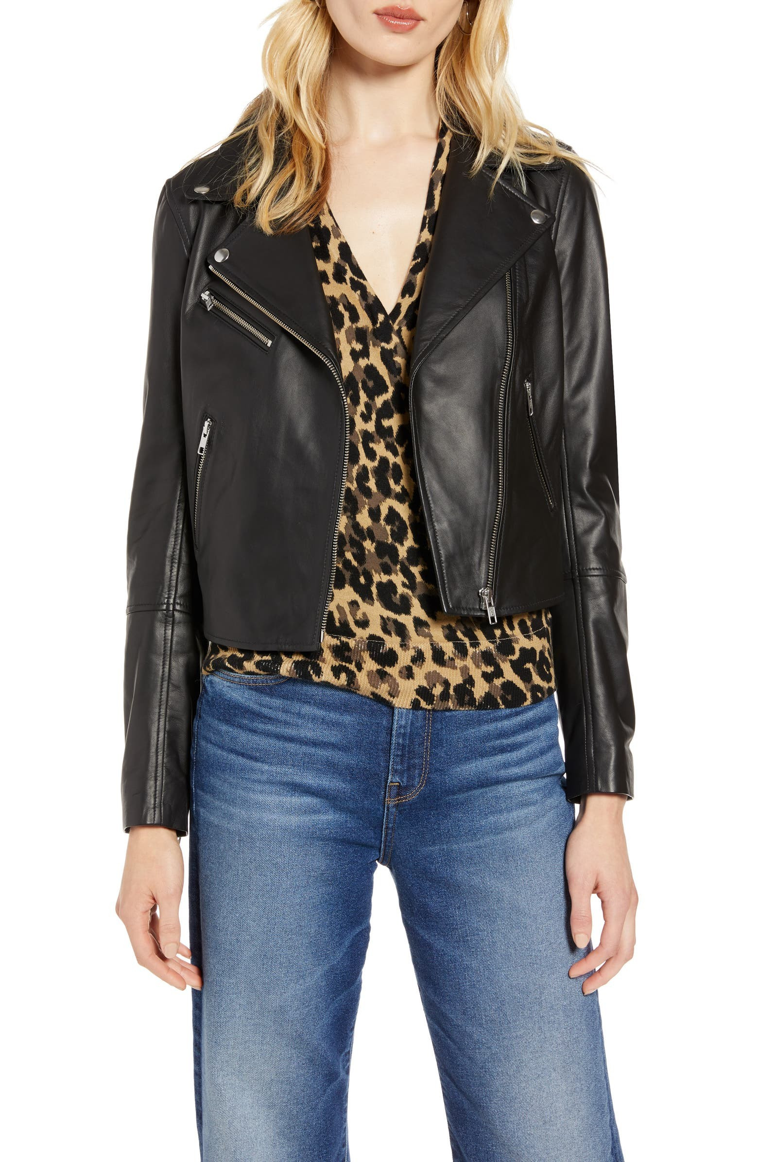 Leather Moto Jacket | Nordstrom