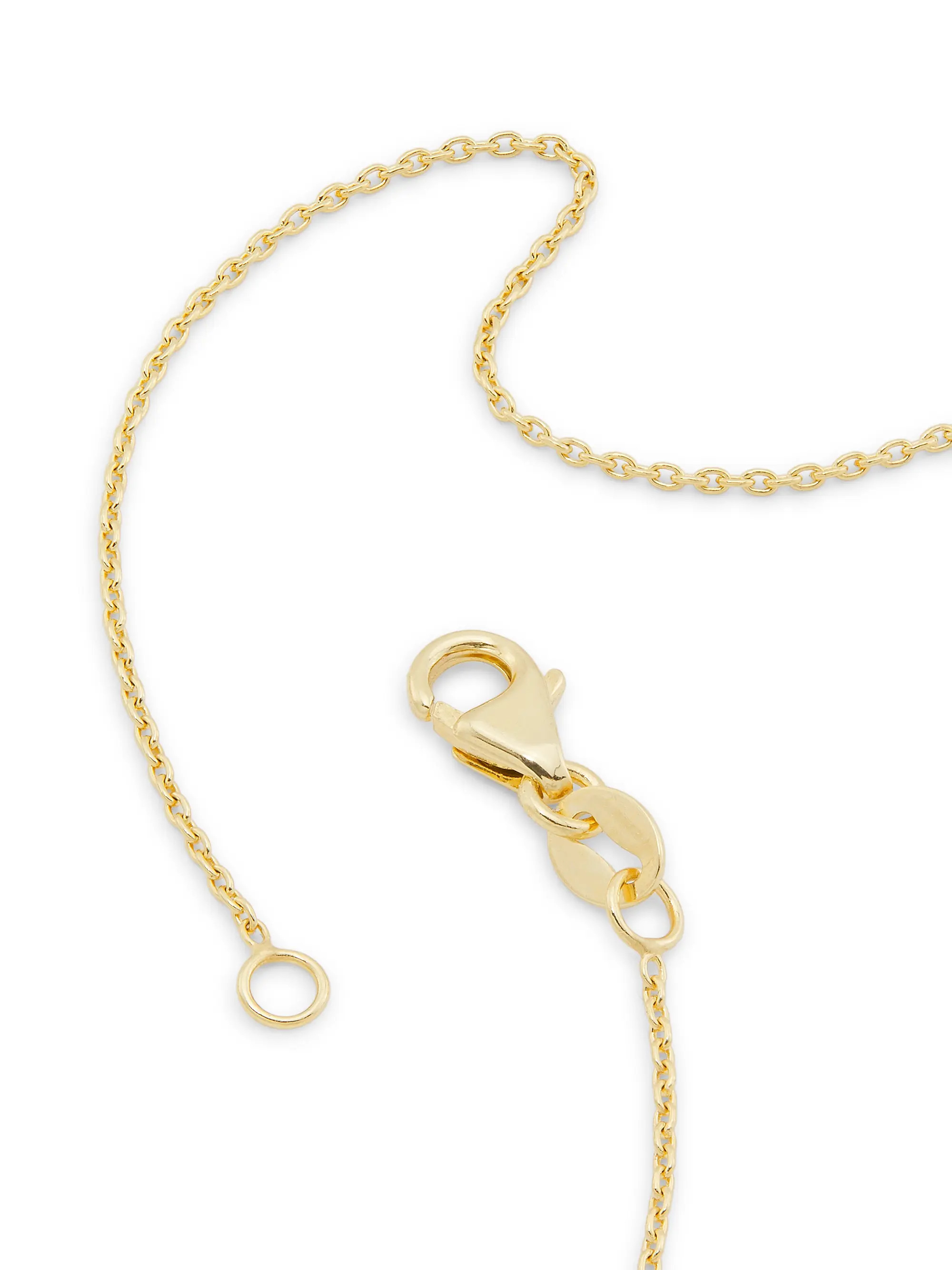 14K Yellow Gold & Enamel Heart Pendant Necklace | Saks Fifth Avenue