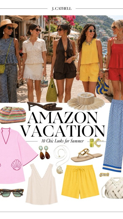 Amazon vacation finds that look so much more expensive than they are. 🌴✨ I styled 10 chic tropical resort looks for summer — from poolside mornings to sunset dinners — filled with breezy dresses, matching sets, woven bags, elevated sandals, and easy pieces that make packing feel effortless. Whether you have a trip booked or are simply dressing like you do, these looks are too good not to share. 🤍

#LTKSeasonal #LTKOver40 #LTKTravel