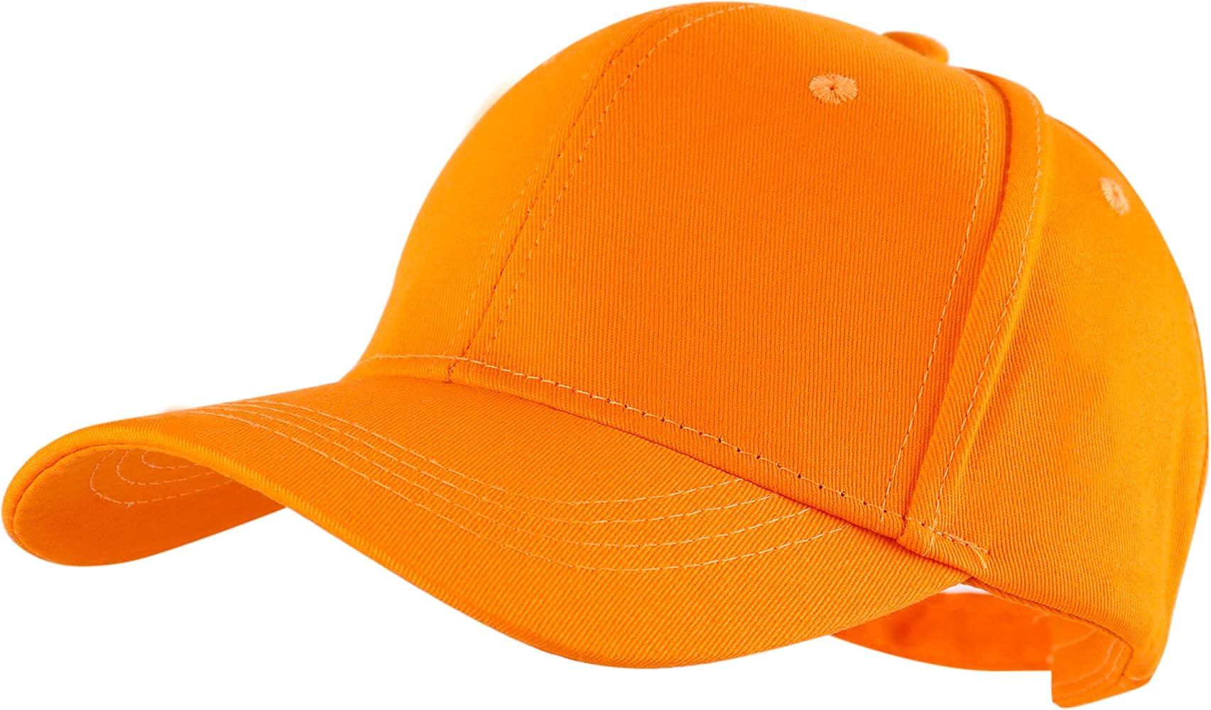 LANGZHEN Unisex Baseball Cap 100% Cotton Fits Men Women Washed Denim Adjustable Dad Hat | Amazon (US)