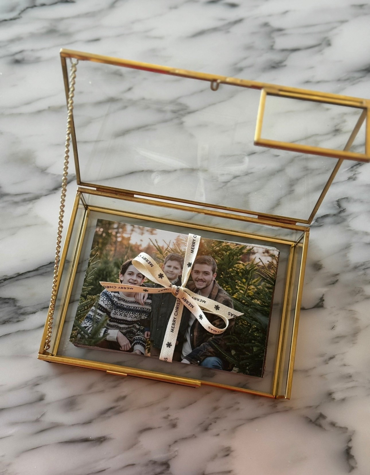 Last minute gift idea. Print your favorite pictures. Wrap them in a box and put them inside this box for display  

#LTKFindsUnder50 #LTKHoliday #LTKGiftGuide