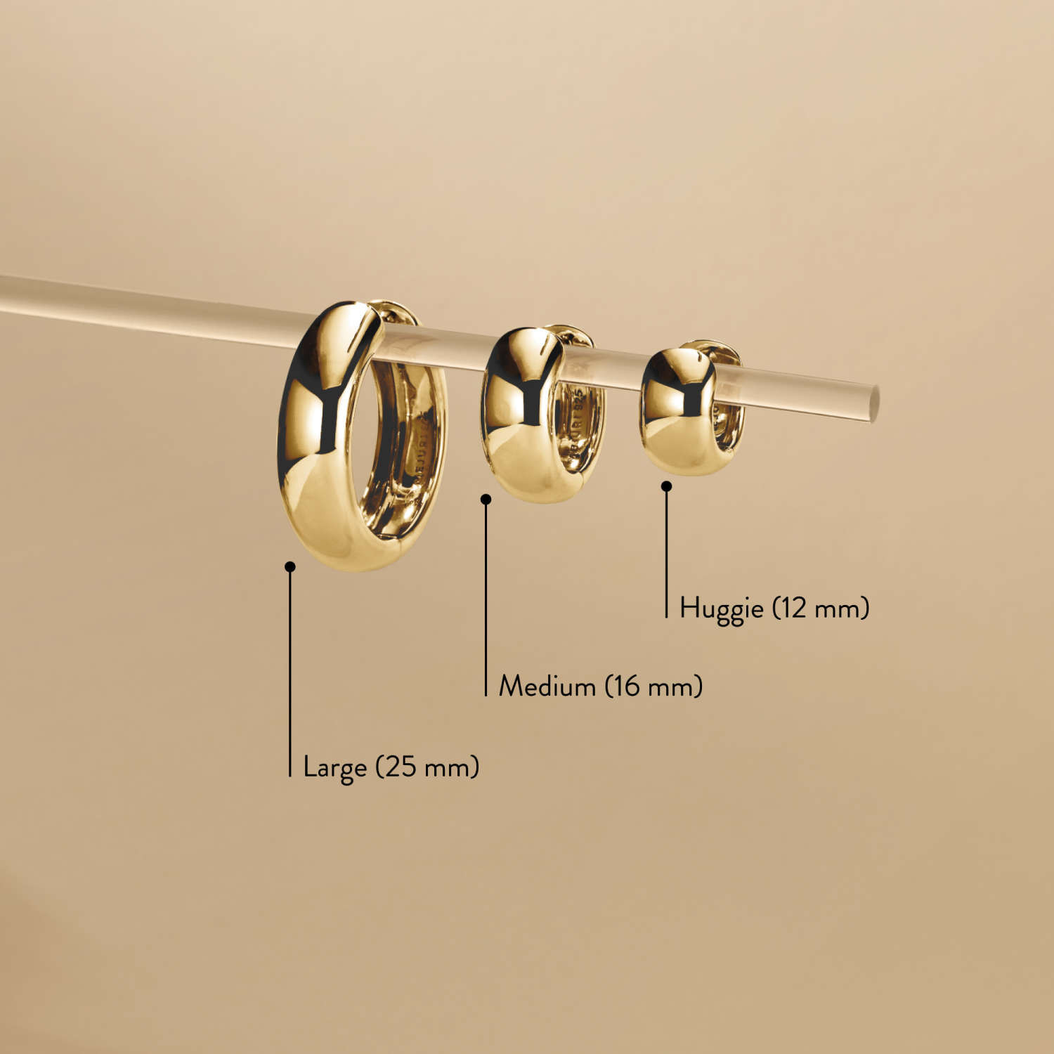 Chunky Huggie Hoops | Mejuri (Global)