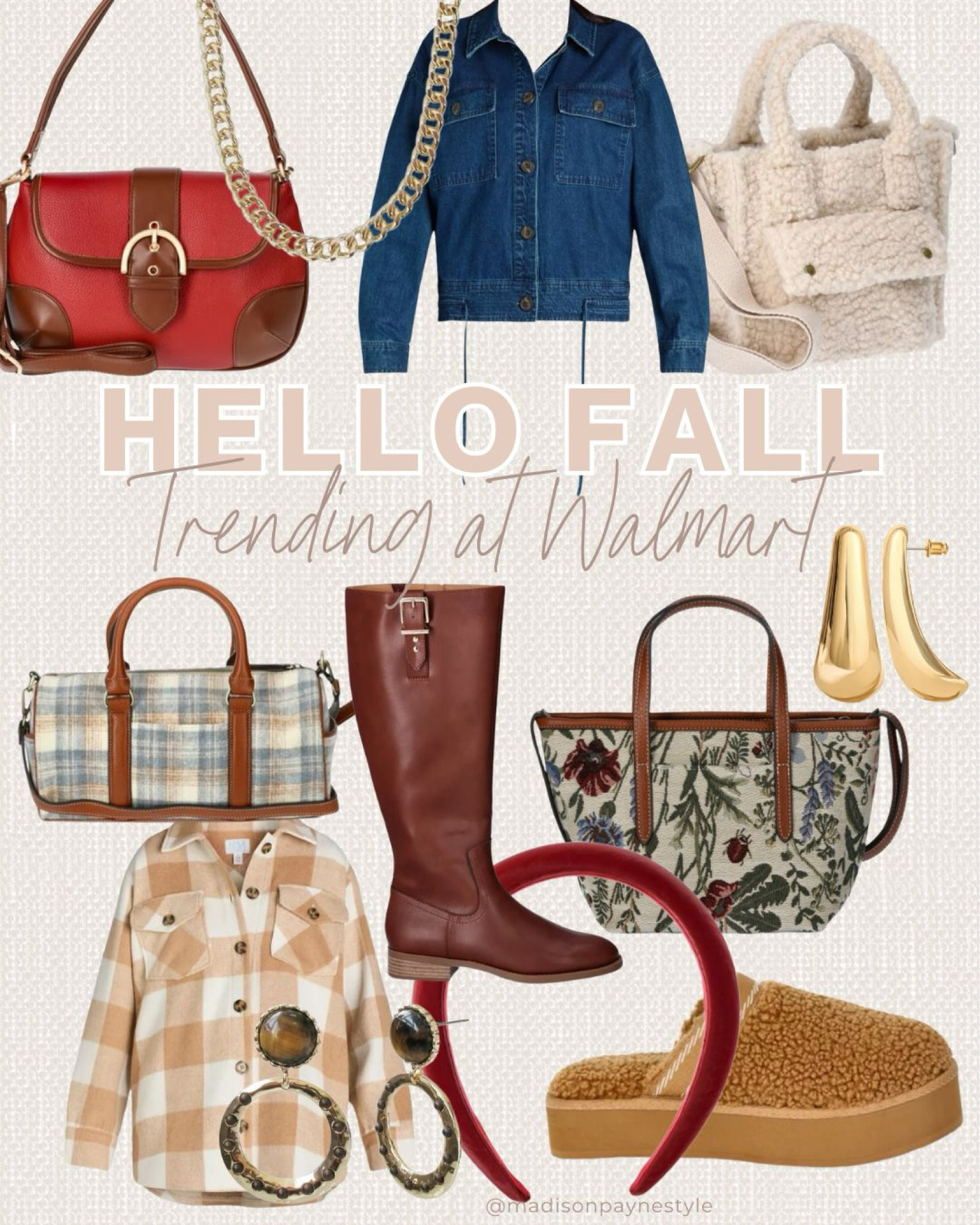Walmart New Fall Arrivals 🍂 shackets, boots, Sherpa, handbags, and more are dropping at Walmart for fall

Walmart new arrivals, Walmart fall, Walmart outfits, Walmart fall outfits, fall outfits, Walmart style, Walmart fashion, Walmart partner, Walmart boots, Walmart jacket, Walmart handbags, Madison Payne 

#LTKFindsUnder50 #LTKStyleTip #LTKSeasonal