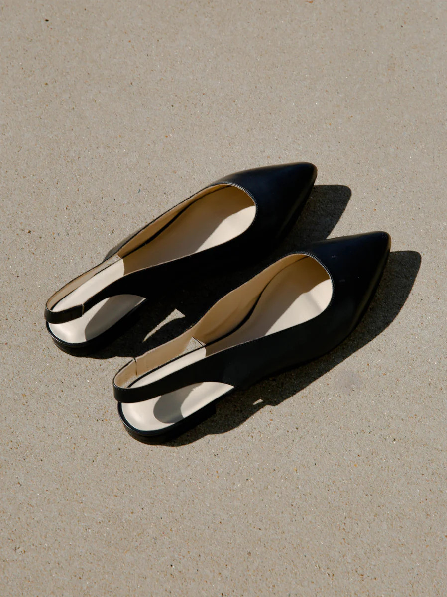 Penelope Pointed Toe Slingback Flat | ABLE Clothing
