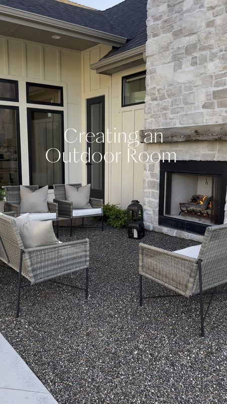 Outdoor living, outdoor patio, outdoor pillows, patio furniture, fireplace, water fountainn

#LTKHome