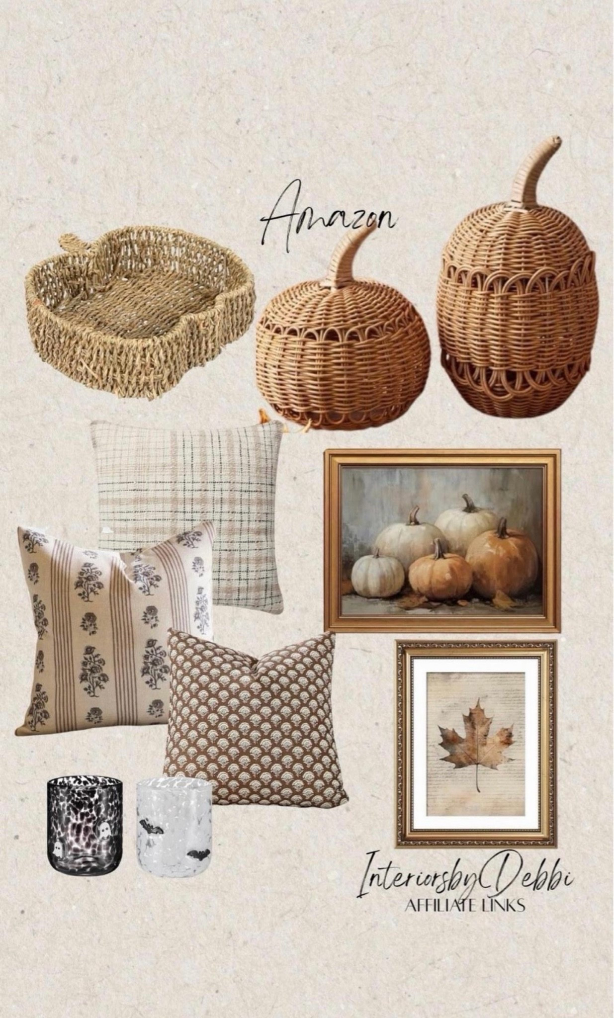 Amazon Finds
Wicker pumpkins, fall pillow covers, fall art, transitional home, modern decor, amazon find, amazon home, target home decor, mcgee and co, studio mcgee, amazon must have, pottery. barn, Walmart finds, affordable decor, home styling, budget friendly, accessories, neutral decor, home finds, buy new arrival, coming soon, sale alert, high end look for less, Amazon favorites, Target finds, cozy, modern, earthy, transitional, luxe, romantic, home decor, budget friendly decor #amazonhome

#LTKSeasonal #LTKHome