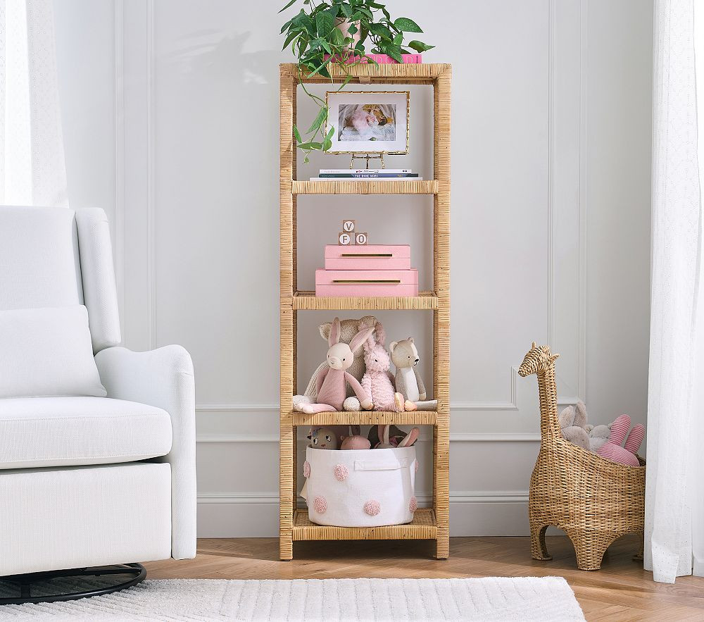 Rattan Accent Bookcase (20") | Pottery Barn Kids