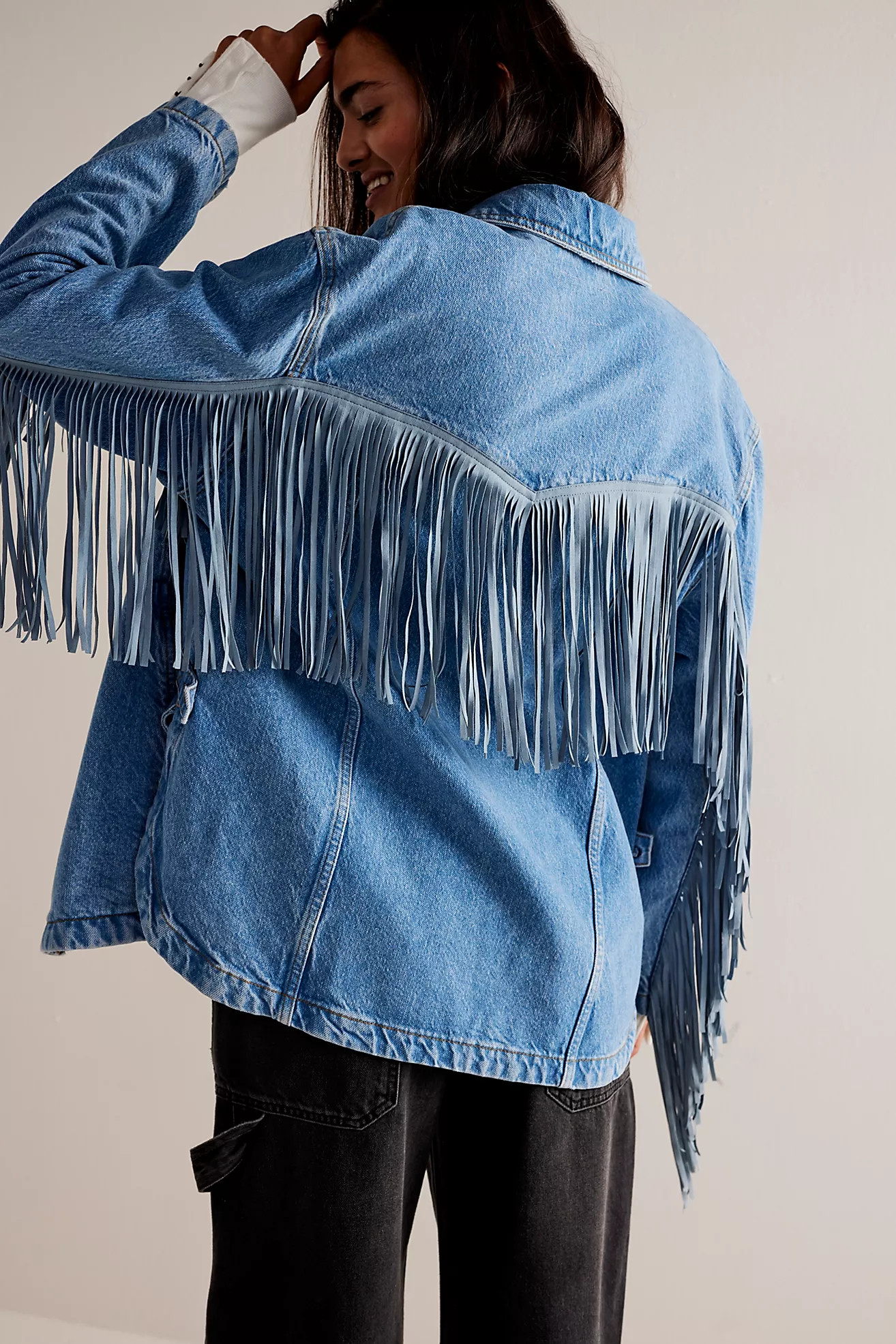 Fringe Out Denim Jacket | Free People (Global - UK&FR Excluded)