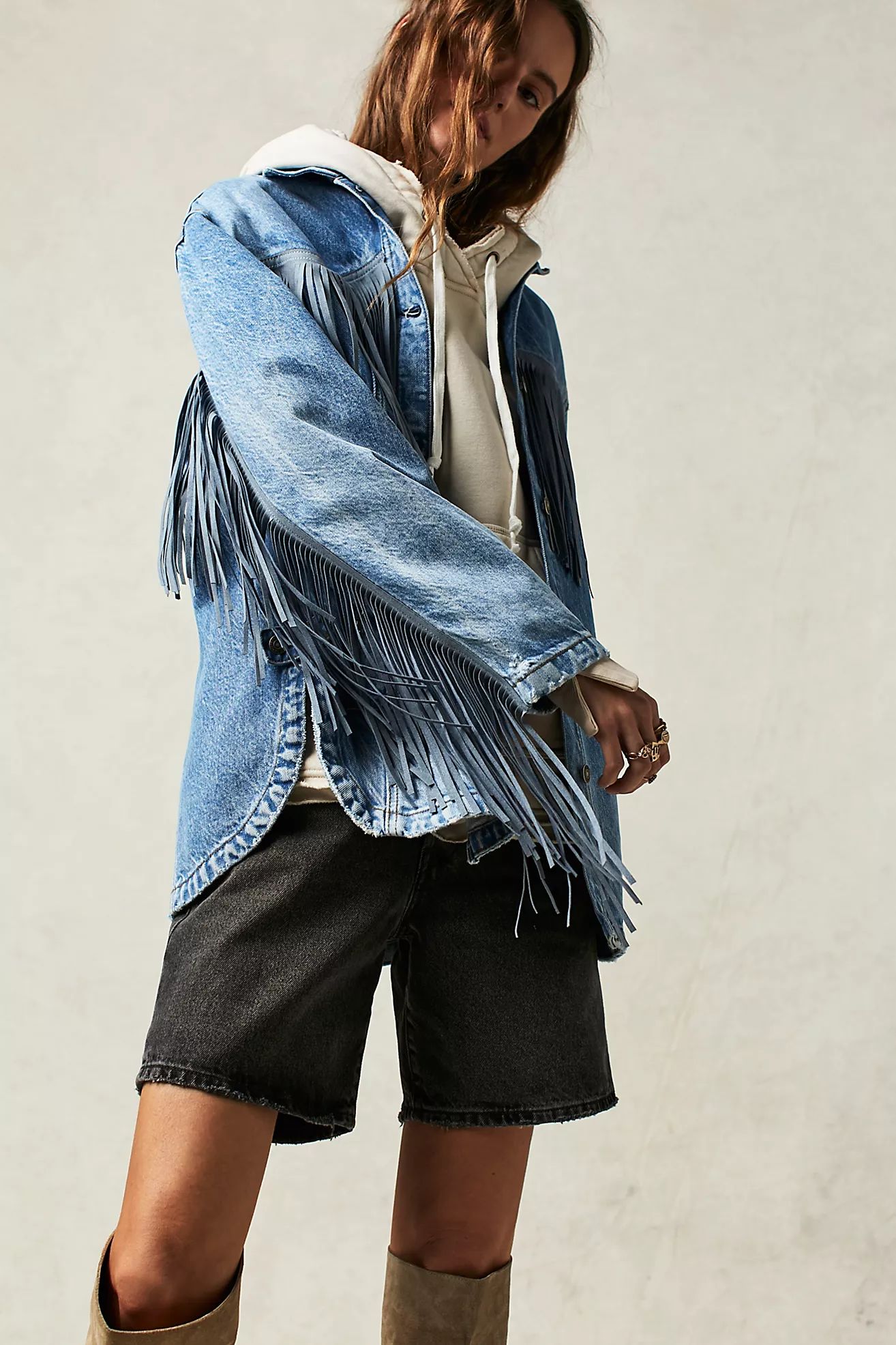 Fringe Out Denim Jacket | Free People (Global - UK&FR Excluded)