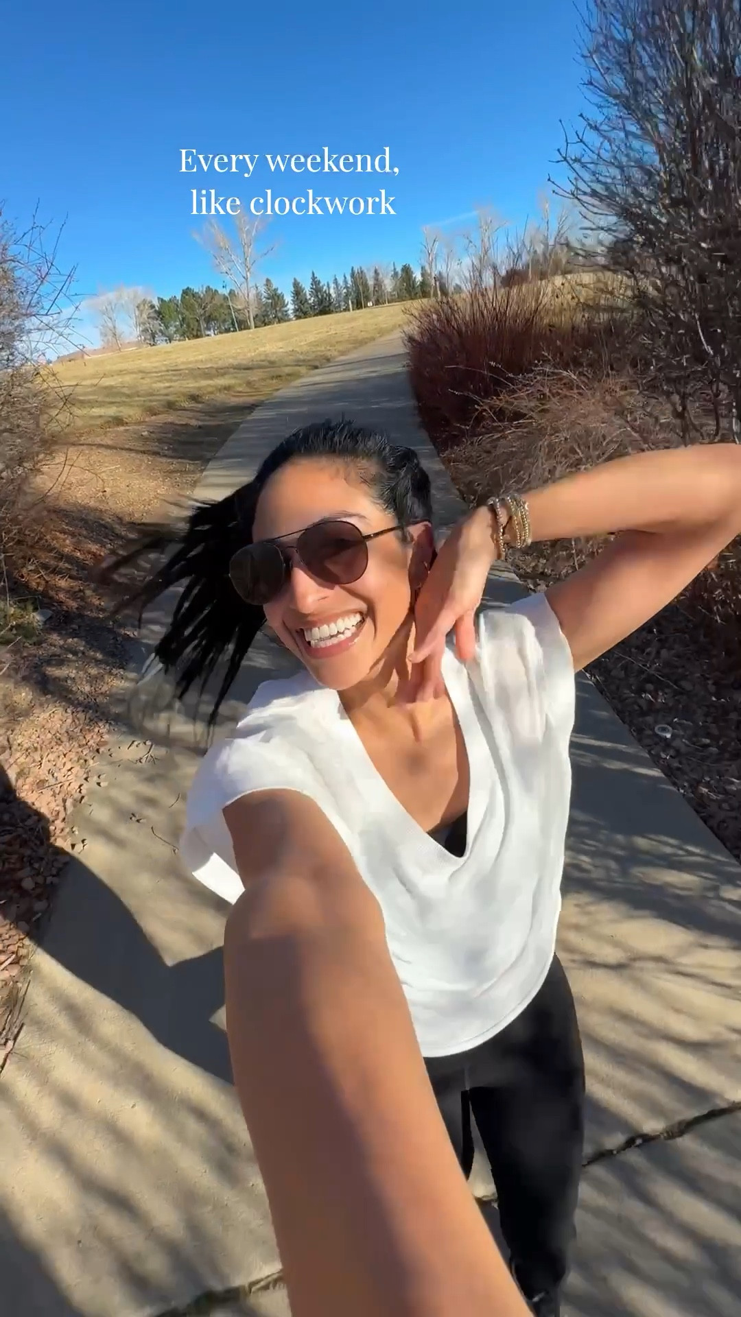 The best hobby for the mind that never stops!! Every weekend I run a new-to-me 5-mile loop and it keeps me on my toes not knowing which route I’m taking! I love it sm! Does your mind just go and go and go? At some point, it’s important to find a way to turn it off and reset. Turns out, that’s running for me. 👟 And that tracks, because I used to run cross country and track in high school 🏃🏻‍♀️ Here’s what to wear on your next run! 

#LTKselfcare #LTKfitnessgoals #LTKActive