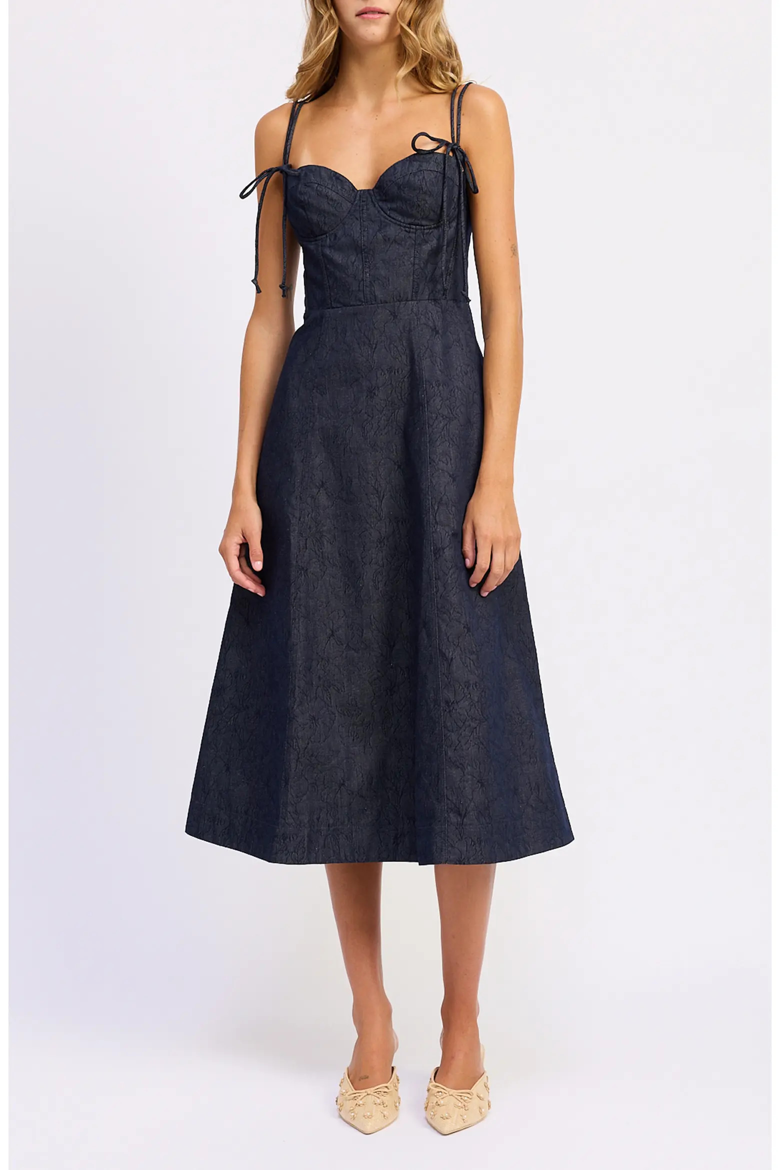 Darby Sweetheart Neck Midi Dress (Women) | Nordstrom | Nordstrom
