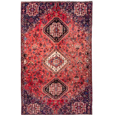 Arshi One-of-a-Kind 5'7" x 9'2" 1970s Area Rug in Red/Black | Wayfair North America