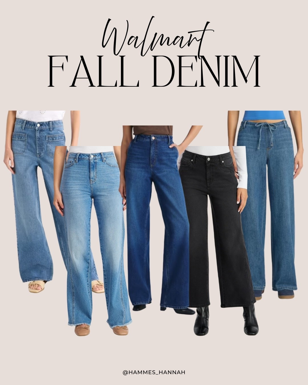 Walmart denim just keeps getting better for fall. From wide-leg classics to relaxed black washes and easy pull-on styles, these jeans are affordable, flattering, and perfect for everyday wear. Whether you’re dressing them up with boots or keeping it casual with sneakers, you’ll find a pair you’ll reach for all season long.

fall denim, walmart jeans, affordable denim, wide leg jeans, straight leg jeans, relaxed fit jeans, black denim, casual fall outfits, fall wardrobe staples, teacher style, mom style, budget friendly fashion, everyday denim

#LTKFindsUnder50 #LTKSeasonal #LTKStyleTip