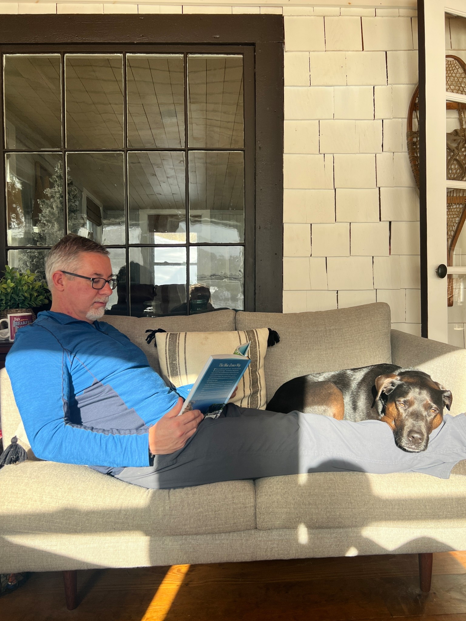 My husband loving the new book he got for Christmas!   I’m hoing to finish it today! #mensgifts #whatheisloving @amazon @westelm @llbean @thebluezone#LTKFindsUnder50 #LTKGiftGuide

#LTKSeasonal