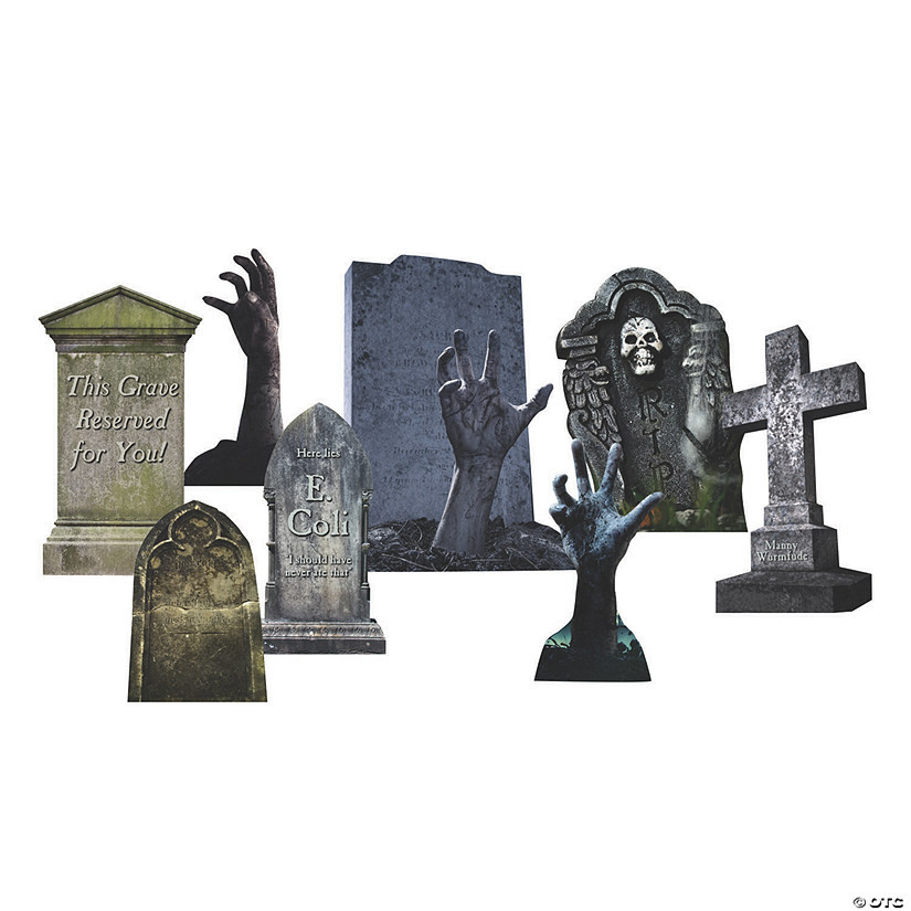 Tombstone & Zombies Yard Signs | Oriental Trading Company