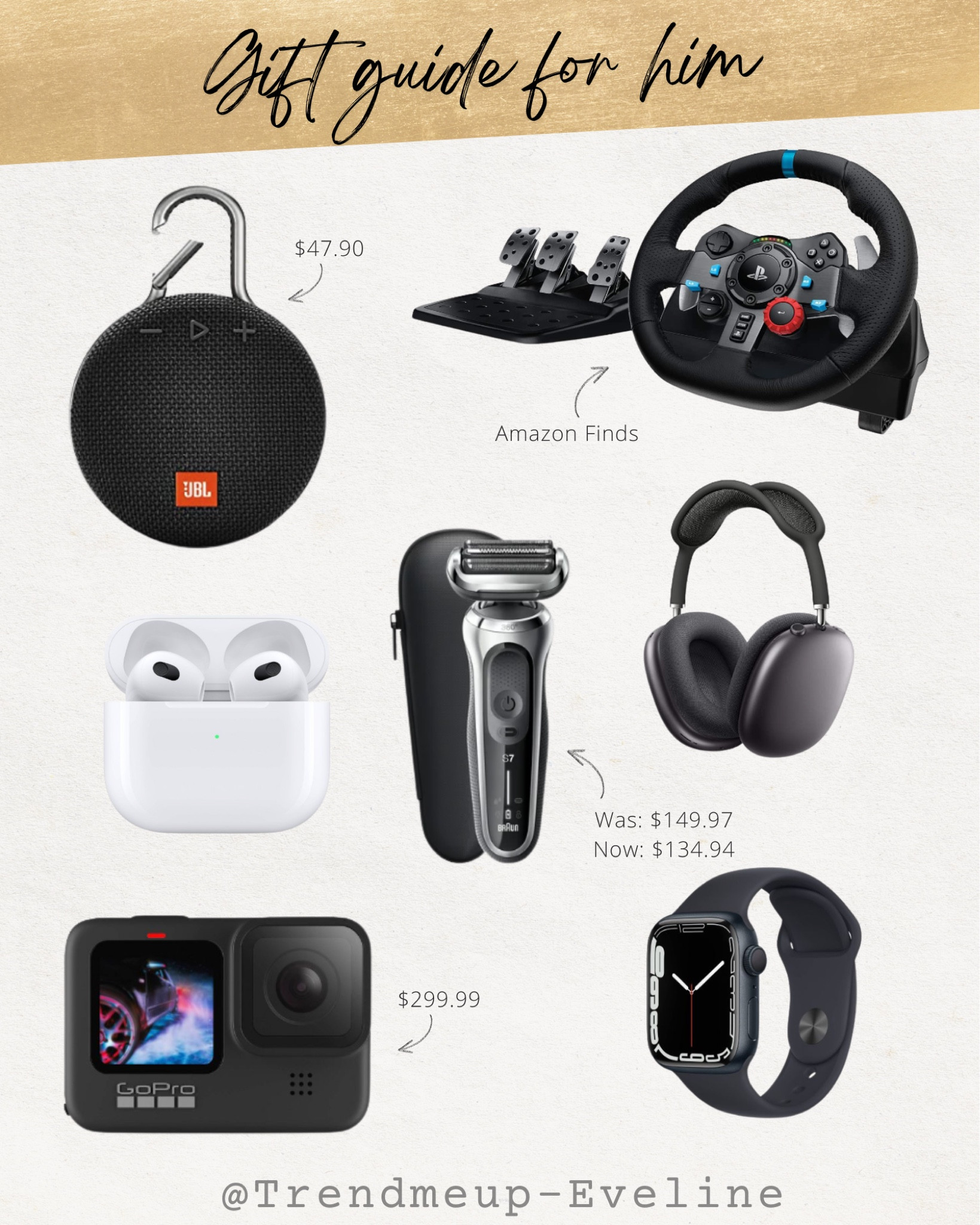 Gift guide for men, gift guide husband, gift guide father, gift guide brother, amazon finds, Christmas, gift guide 

#LTKGiftGuide #LTKmens #LTKHoliday