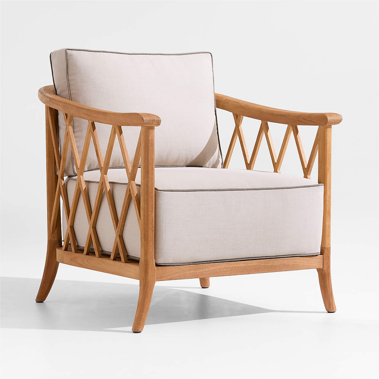 The Hartford Wood Outdoor Lounge Chair by Jake Arnold | Crate & Barrel | Crate & Barrel