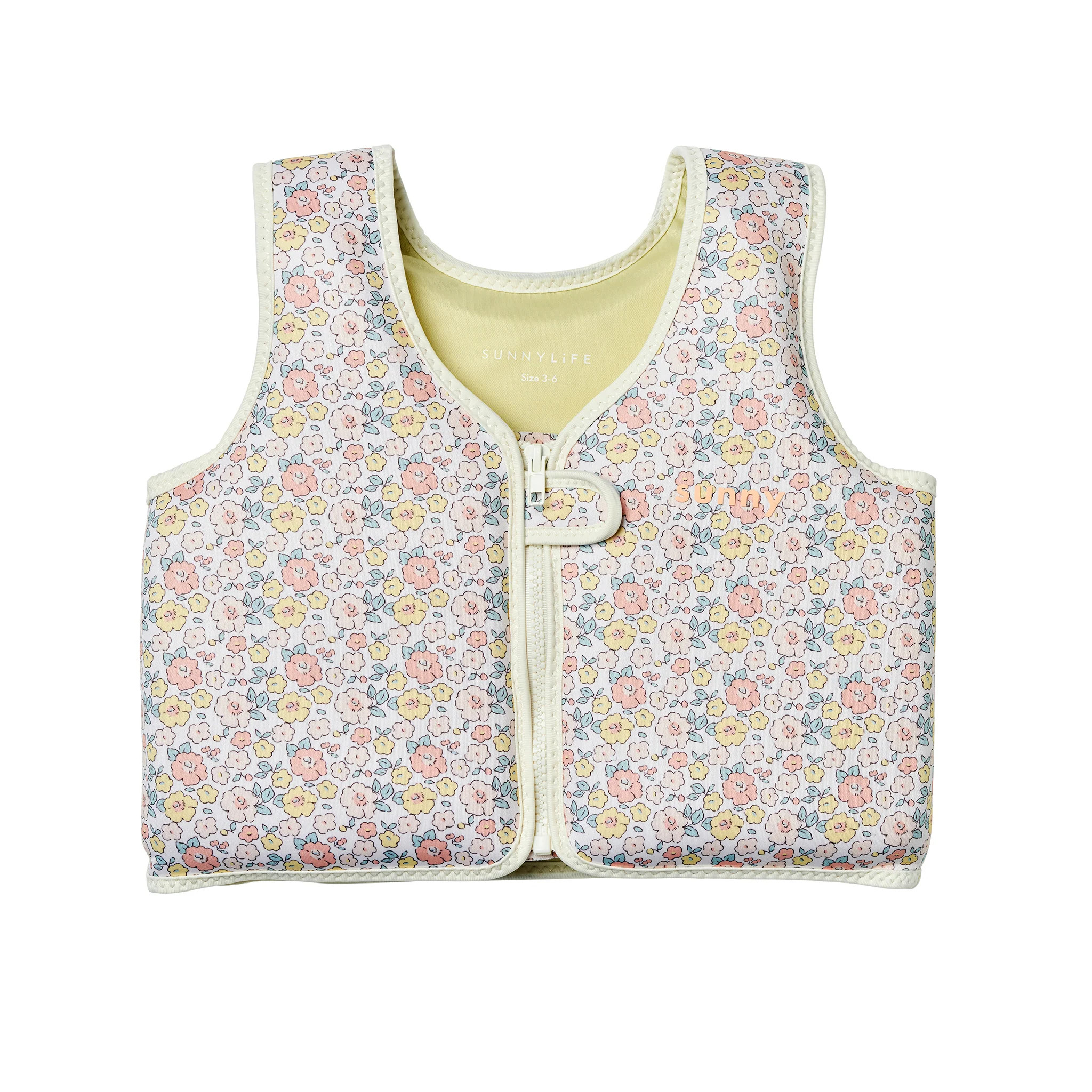 Kids Swim Vest 3-6 - Into the Garden Ditsy Floral | SUNNYLIFE US