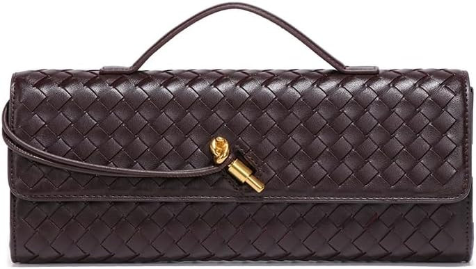 Woven Crossbody Bags for Women PU Leather Shoulder Bag Handwoven Small Hobo Bag Purses 2024 | Amazon (US)