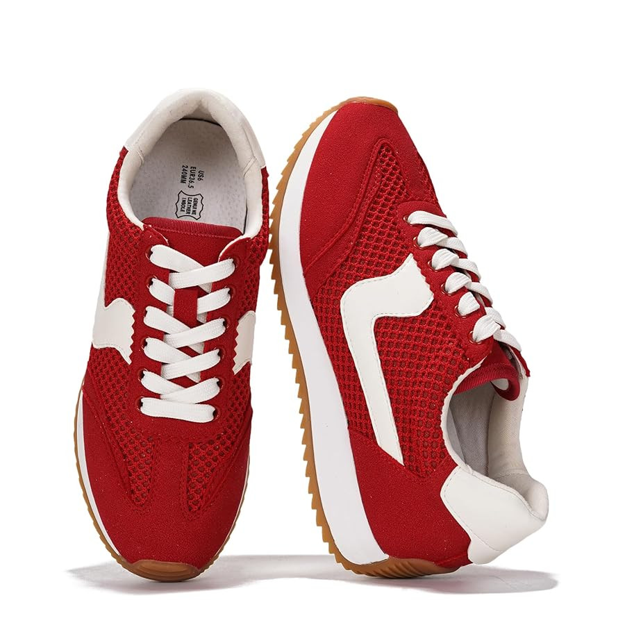 Project Cloud Sneakers for Women – Lightweight Lace-Up Shoes for Women with Memory Foam Insoles... | Amazon (US)