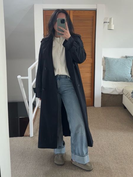 Trench is Zara (linked on shopmy)
Jeans: size 4
Cardigan: size medium