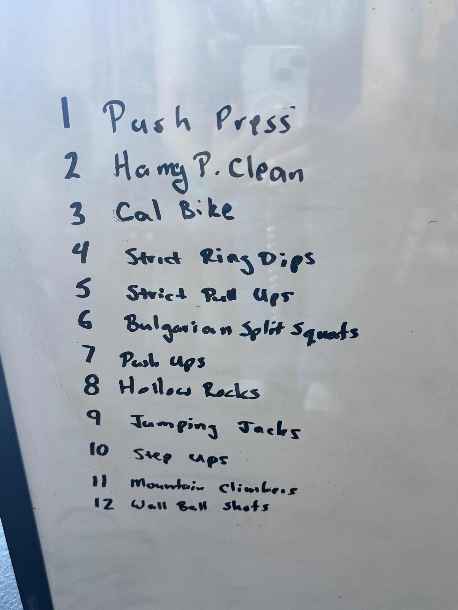 My husband's 12 day of Christmas WOD for today. I took the day off from exercise. 

Nothing to tag just inspiration for exercise.

#LTKfitnessgoals #LTKdayinmylife #LTKActive