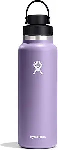 HYDRO FLASK Wide Mouth Chug Cap vacuum insulated stainless steel water bottle with leakproof clos... | Amazon (US)