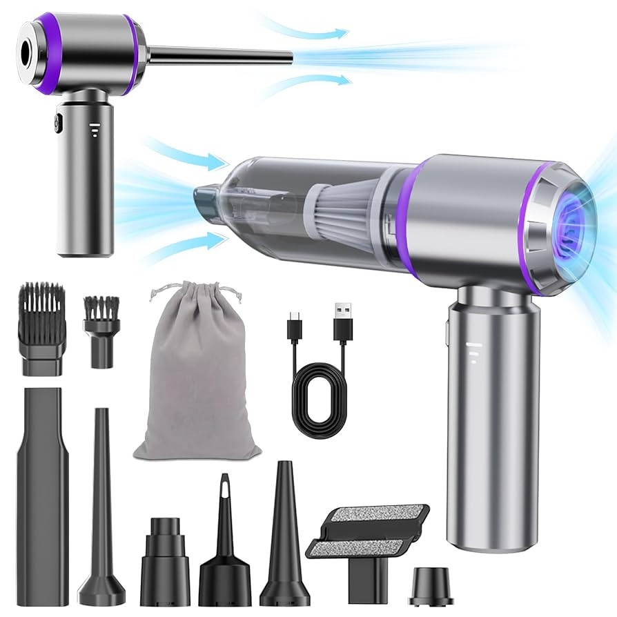 Car Detailing Vacuum Cleaner – Cordless 20000Pa Handheld Mini Vacuum & Air Duster for Car Clean... | Amazon (US)