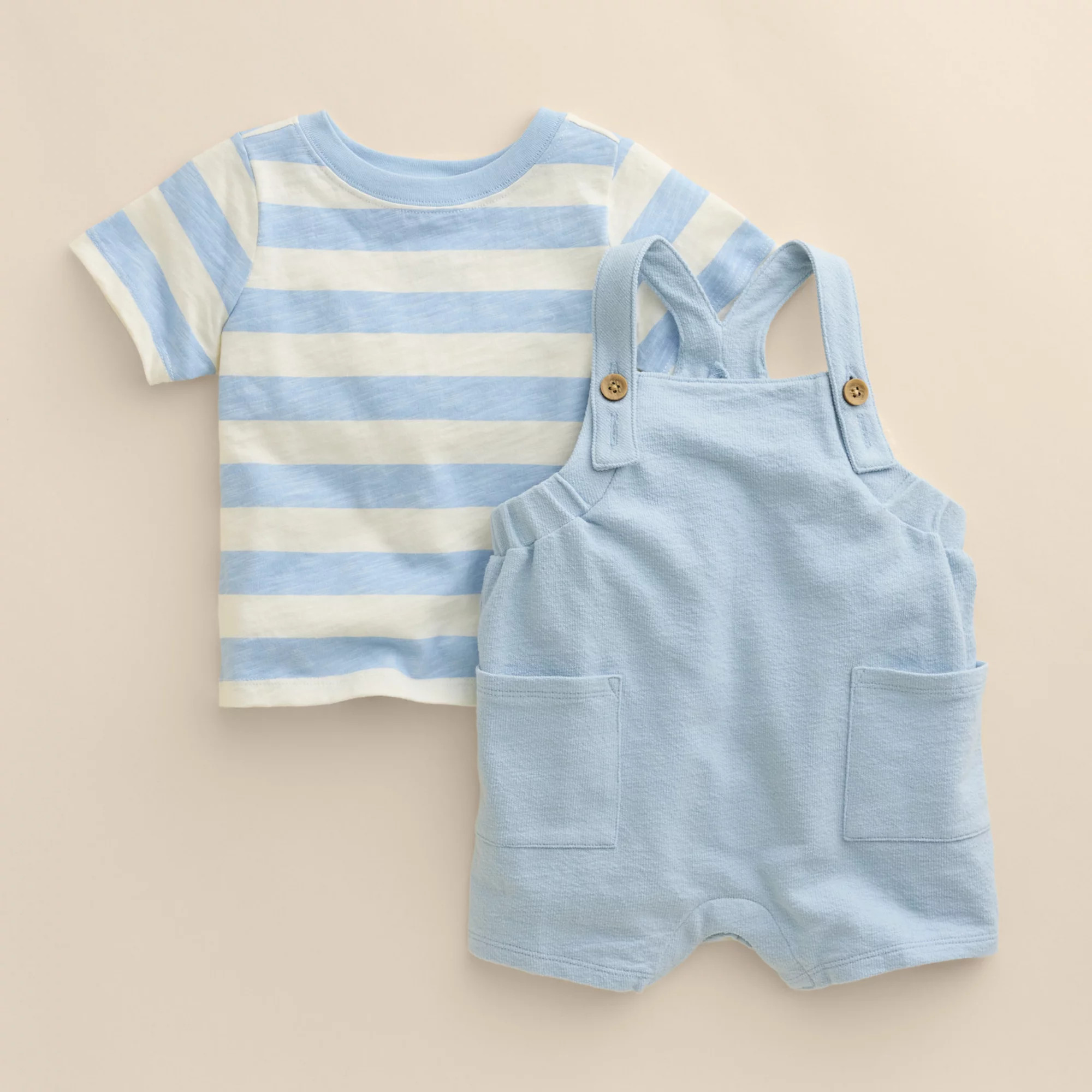 Baby Boy Little Co. by Lauren Conrad 2-Piece Tee & Shortall Set | Kohl's