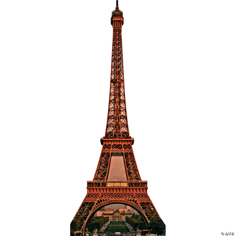 88" Eiffel Tower Cardboard Cutout Stand-Up | Oriental Trading Company