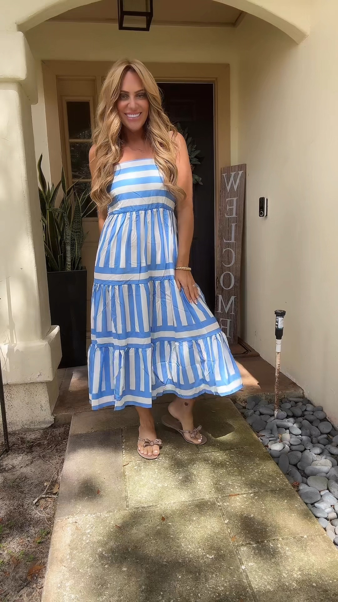 Striped Maxi Dress 😻😻 ONLY 12.99!!! 🙌 thumbnail