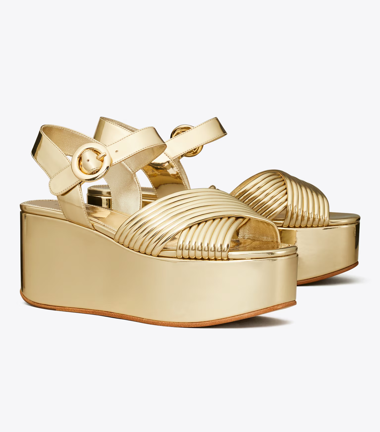 BOMBE CROSS-STRAP PLATFORM SANDAL | Tory Burch (US)