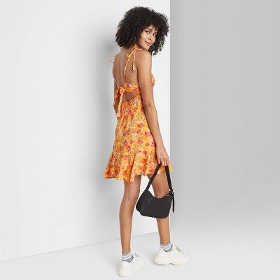 Women's Sleeveless Tie-Strap Drop Hem Dress - Wild Fable™ | Target