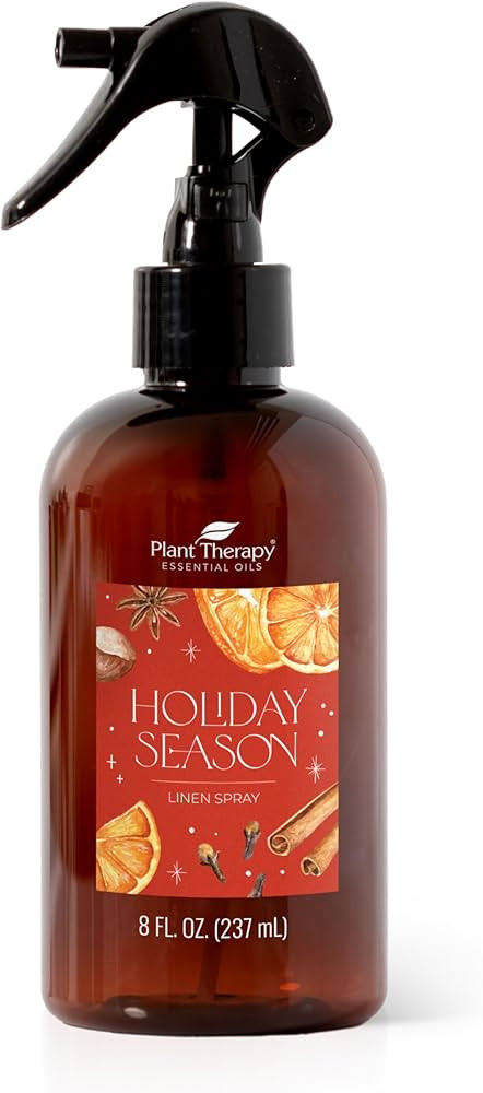 Plant Therapy Holiday Season All Natural Pillow and Linen Spray, Powered by Essential Oils, Aroma... | Amazon (US)