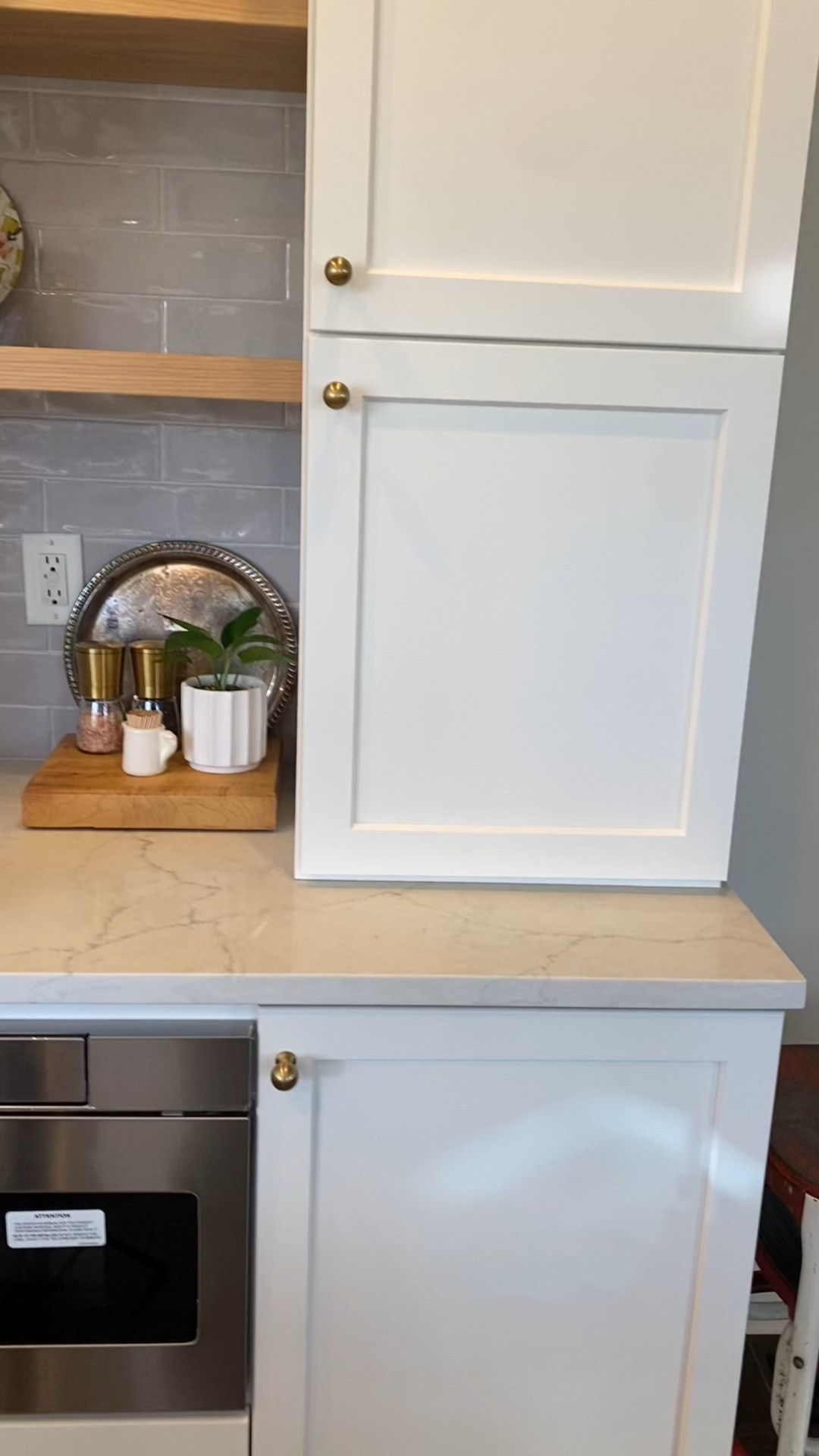 I turned this kitchen cabinet into a mini office. When it comes time for homework, he know exactly where everything is. 

I also tape schedules and reminders in the inside of the door 

#LTKmomlife #LTKHome
