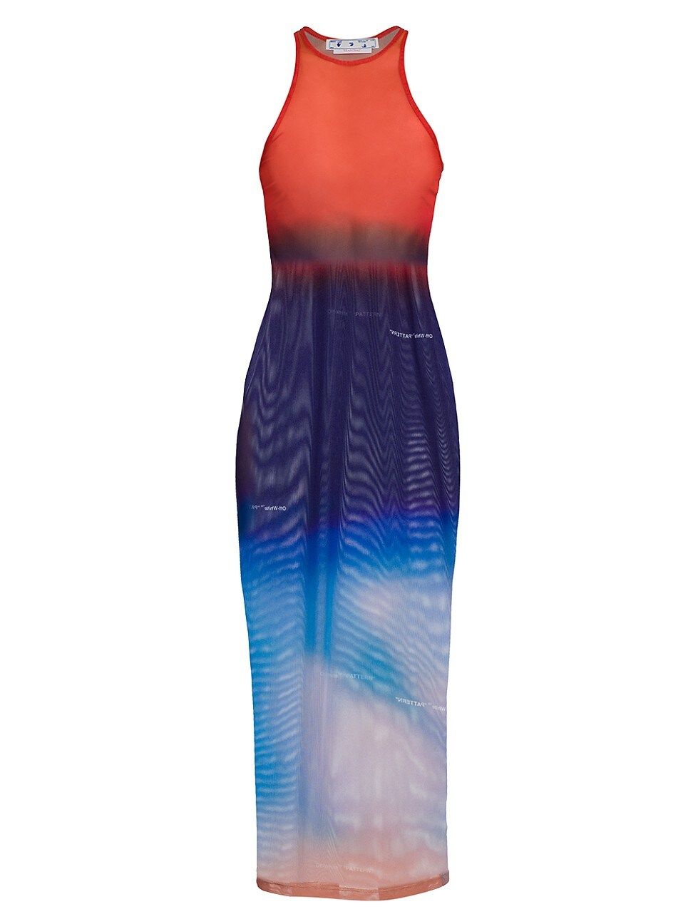 Women's Sleeveless Sheer Rowing Dress - Red Blue - Size 2 - Red Blue - Size 2 | Saks Fifth Avenue
