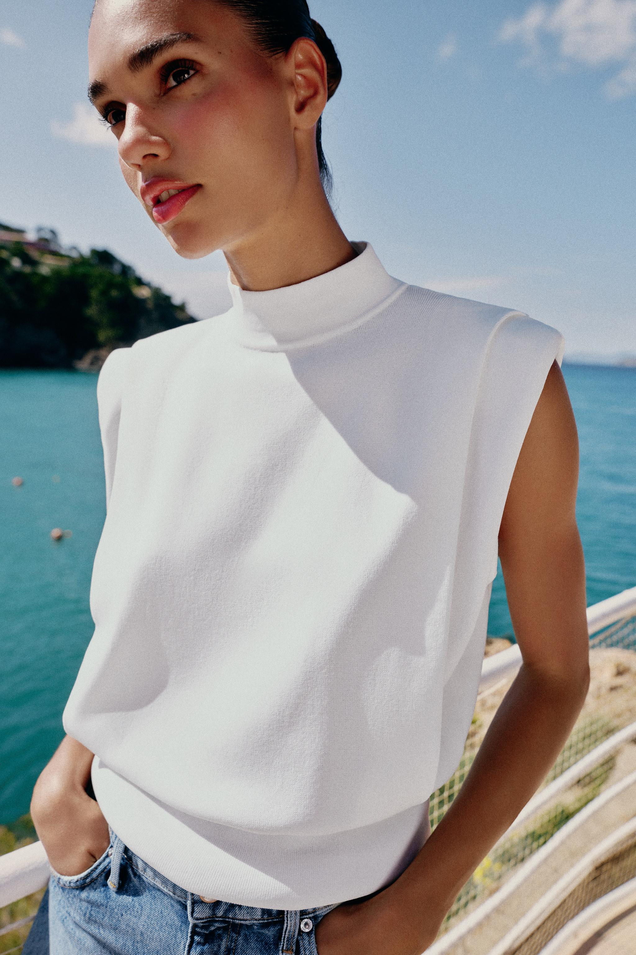 OPEN BACK KNIT TOP | Zara US