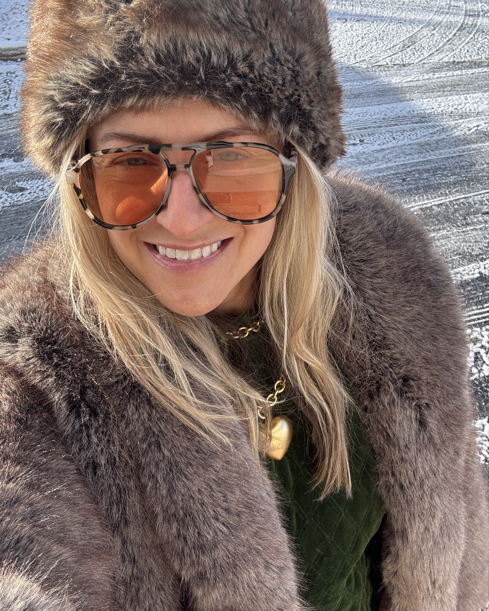 Gold puffy heart necklace on repeat!  Wear it short or long all year #LTKGiftGuide
Apre ski outfit 

#LTKOver40 #LTKTravel