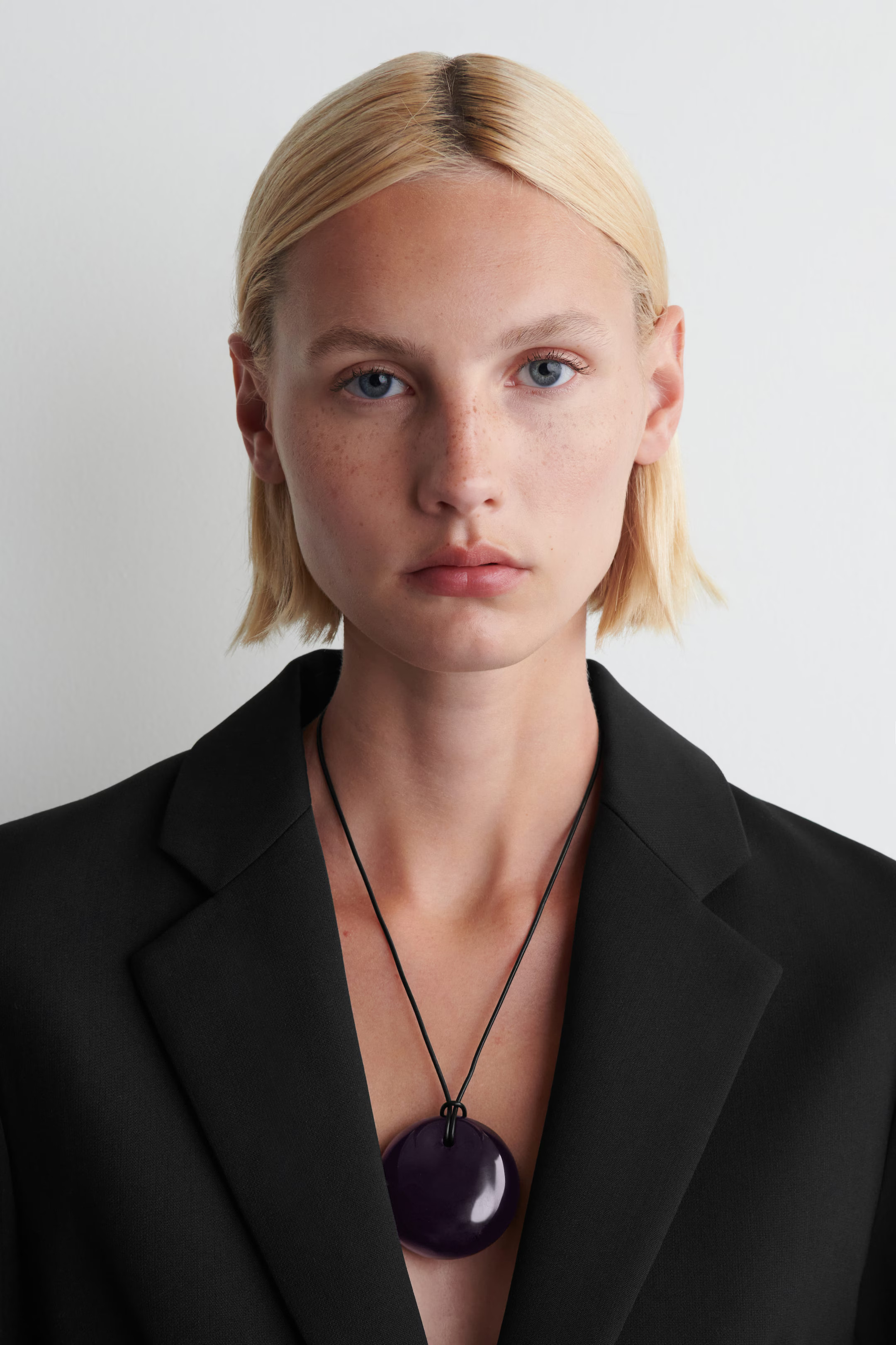 GLASS PENDANT NECKLACE - VIOLET | COS | COS (EU)