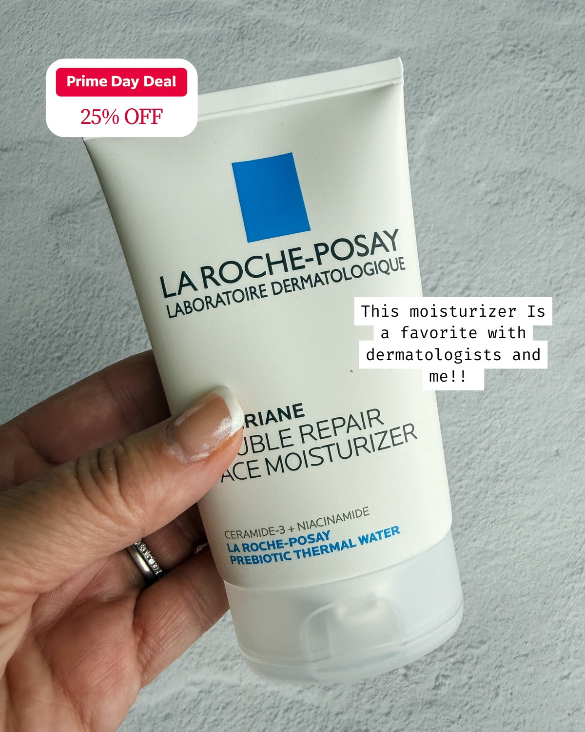 This La Roche-Posay Double Repair Moisturizer is a FAVORITE of dermatologist and one of my personal must haves...snag it on Prime Day for 25% off. 

 #LTKOver40 #LTKSaleAlert #LTKBeauty