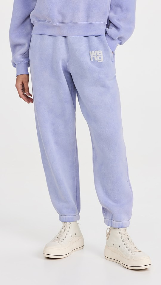 Alexander Wang Essential Terry Classic Sweatpant Puff Paint Logo | SHOPBOP | Shopbop