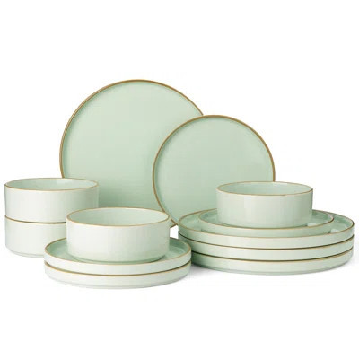 Nebula Plates And Bowls Sets, 12 Piece Dinnerware Sets | Wayfair North America